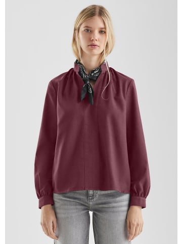 QS Bluse in 39W0_bordeaux