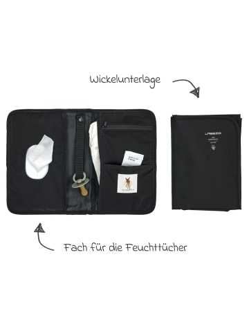 Lässig Wickel-Kit für Unterwegs Changing Pouch in schwarz