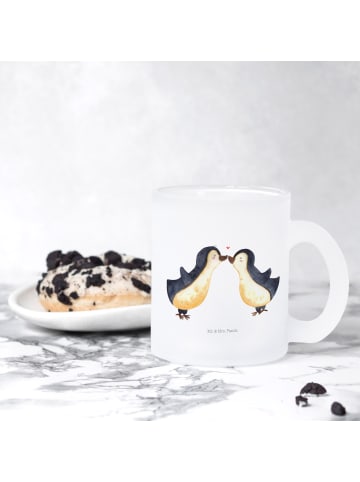 Mr. & Mrs. Panda Tasse Pinguin Liebe ohne Spruch in Transparent