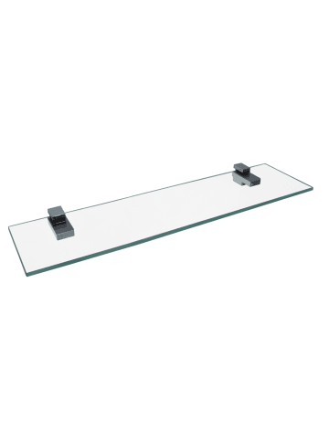 Fackelmann Glasablage 40 cm in transparent-40(B)x3,5(H)x12,5(T)cm