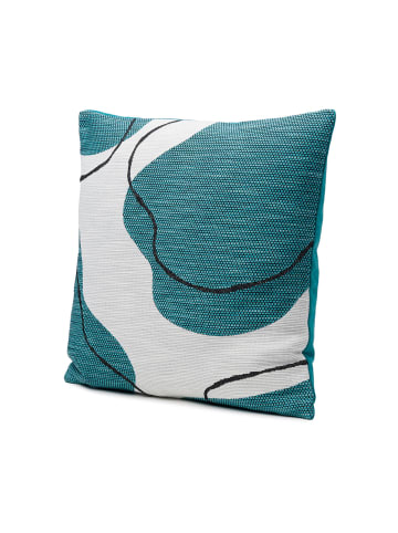 Gözze Kissenhülle Cicero 40x40 cm in aqua