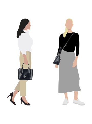 PICARD Black Tie Black Tie Handtasche Leder 29 cm in ozean