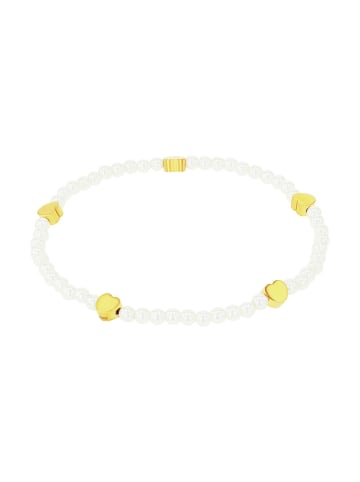 Amor Armband Edelstahl, IP gold in Gold