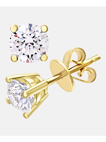 Diamant L'éternel Ohrstecker aus 750 Gelbgold mit Diamant