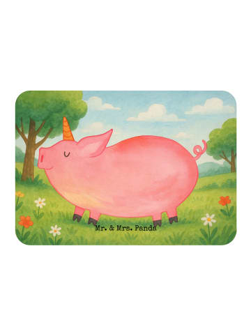 Mr. & Mrs. Panda magnet Einhorn Schwein Design ohne Spruch in Weiß