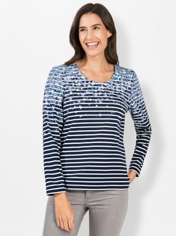 WITT WEIDEN Shirt in marine-bedruckt