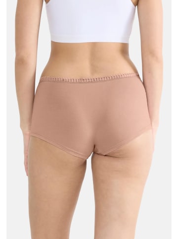 Sloggi Panty 'GO Crush Short' in hellbraun