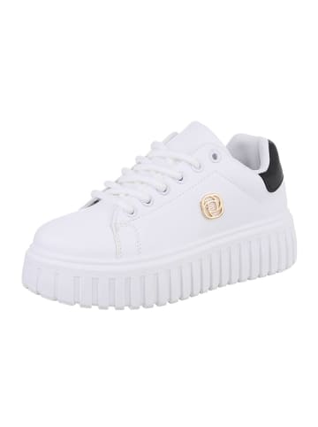 Ital-Design Freizeitschuh in Weiß und Schwarz
