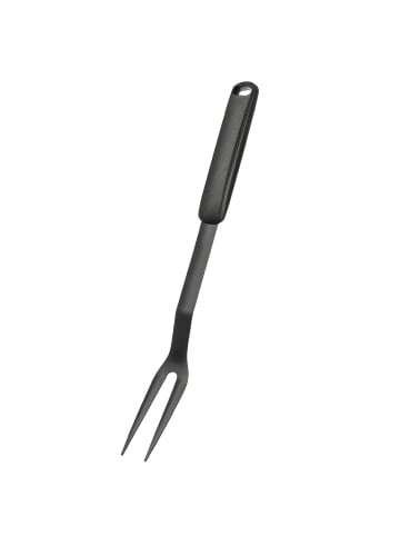 GAUMENKICK Grillgabel Grillbesteck Grillzubehör L: 45,5cm in schwarz