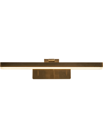 Licht-Erlebnisse Wandlampe EEK G (B)40.5 x (H)10 cm in Messing matt