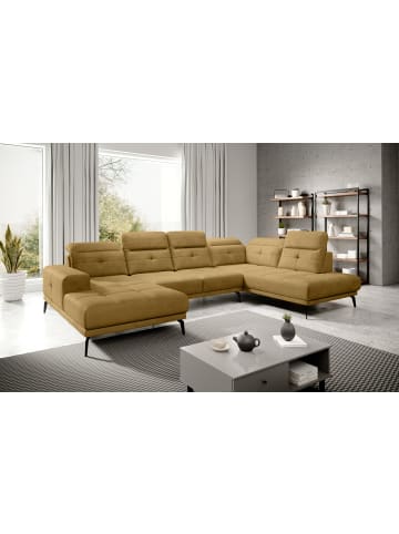 MF Design Brita Recamiere Rechts in Amber -  (L) 205 x (B) 350 x (H) 107 cm