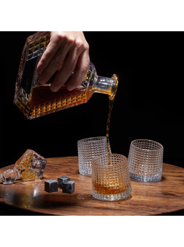 12 x Whisky Glas in Transparent - (H)7,5 x Ø 8 cm