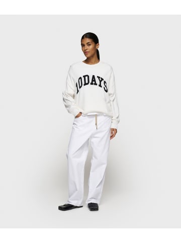 10Days Straight Leg Pants Twill in Optic White