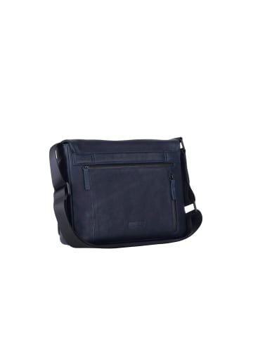 Leonhard Heyden Messenger Bag in blau