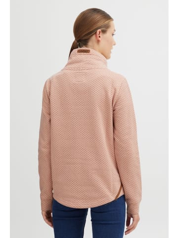 Oxmo Stehkragenpullover OXAmini Tube SW in rosa