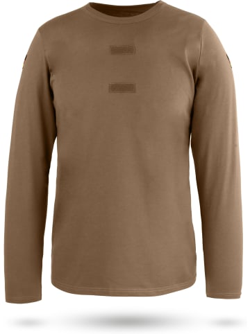 Normani Outdoor Sports Herren Langarm-Shirt Savanne in Khaki