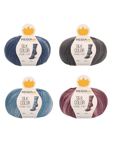 Regia Handstrickgarne Premium Silk Color, Set in SET01