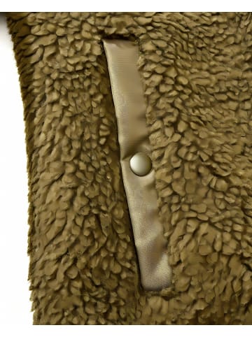 Brandit Fleecejacke/Fleecepullover "MA1 Sherpa Jacket" in Grün