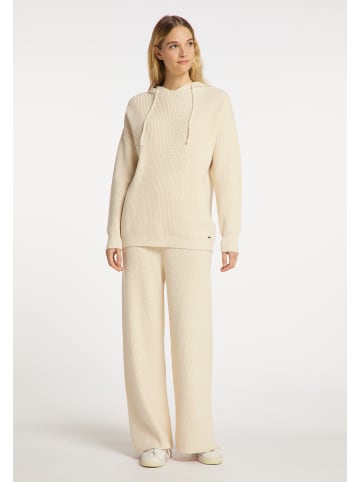 DreiMaster Damen Strickpullover in Wollweiss