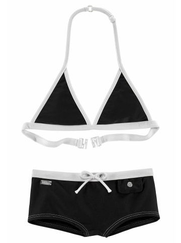 Buffalo Triangel-Bikini in schwarz-weiß