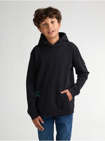 Petrol Industries Rückenprint Hoodie Mendocino in Schwarz