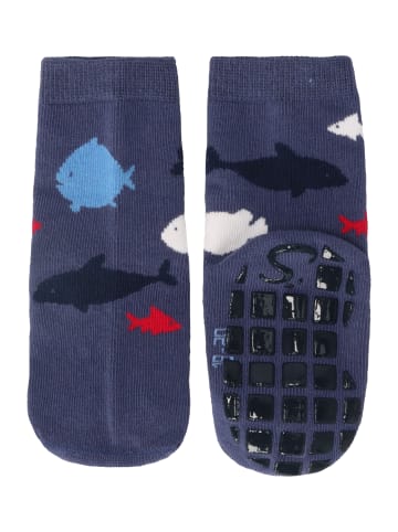 Sterntaler ABS-Socken DP Hai/Fische in samtblau