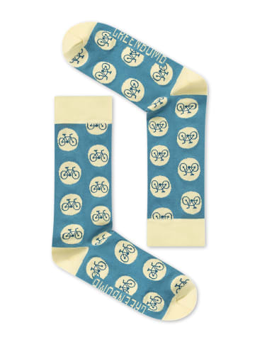 GreenBomb Socks Bike Spot in Mix