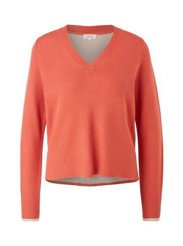 s.Oliver Strickpullover in 2061_papaya
