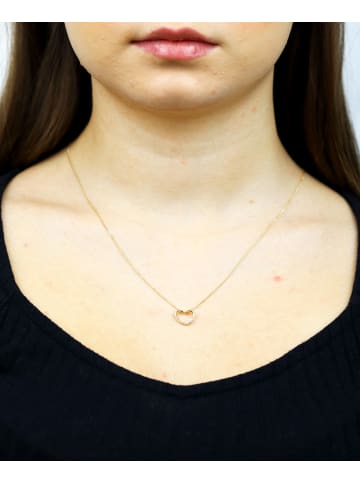 Diamant L'éternel Halskette aus 375 Gelbgold mit 0.05 Karat Diamant