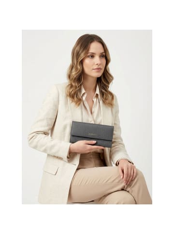 Lazarotti Bologna Leather Geldbörse Leder 19 cm grey