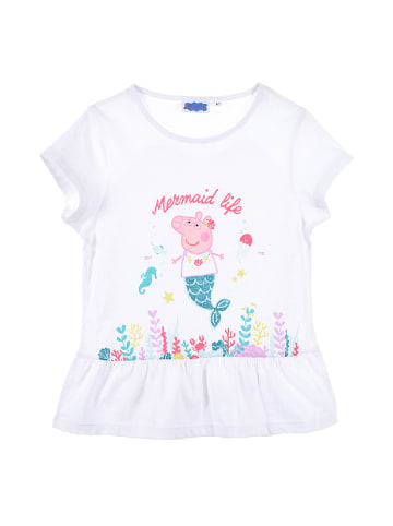 Peppa Pig T-Shirt kurzarm Sommer in Weiß