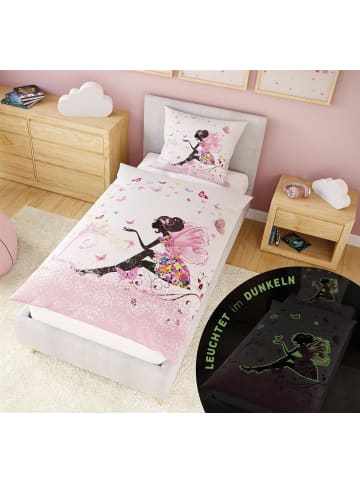 Carpe Sonno Mädchen Bettwäsche Kinder Fee & Schmetterlinge + 10 Spiele