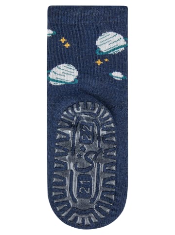 Sterntaler Fliesen Flitzer AIR Weltall in blau melange