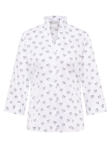 Eterna Bluse REGULAR FIT in weiß