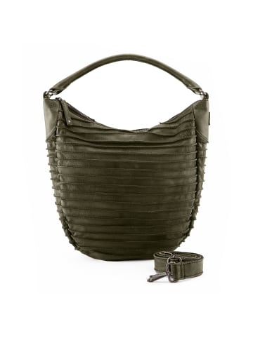FREDs BRUDER Riffeltier S Schultertasche Leder 33 cm in khaki green