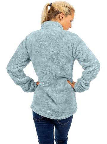 Reichstadt Damen Regular Fit Fleecejacke Kuschelig in Mint
