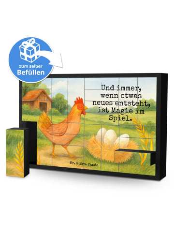 Mr. & Mrs. Panda Schachtel Adventskalender Huhn Stolz Design mit... in Weiß