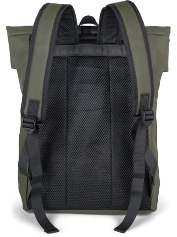 styleBREAKER Wasserfester Rucksack in Oliv