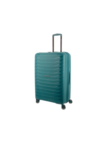Franky PP15-77DF Spinner Gr. L mit TSA-Zahlenschloss Dehnfalte teal