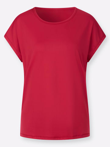 Sieh an! Rundhalsshirt in erdbeere