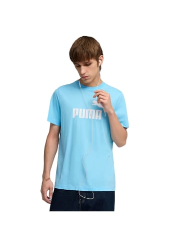 Puma T-Shirt 1er Pack in Hellblau (Vibrant Blue)