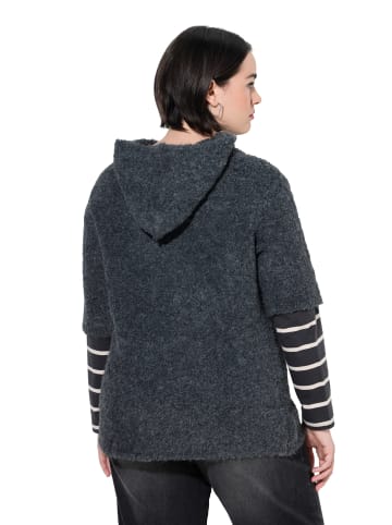 Ulla Popken Pullover in anthrazit melange