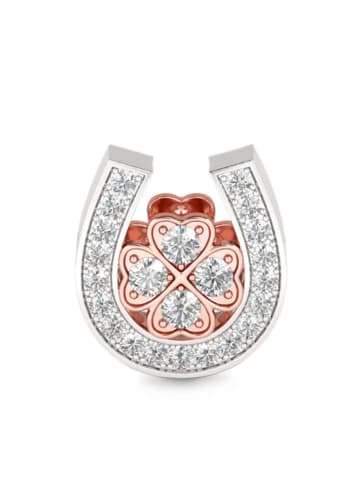 GNOCE Sterling Silber Glücks-Hufeisen Charm
