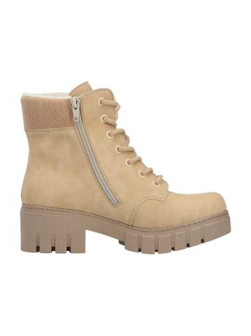 rieker Schnürboots in Beige