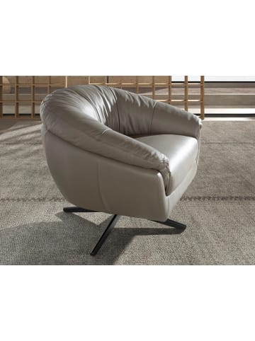 Angel Cerdá Drehbarer Sessel 5138 in Grau / Schwarz – (B)87 x (H)85 x (T)74 cm