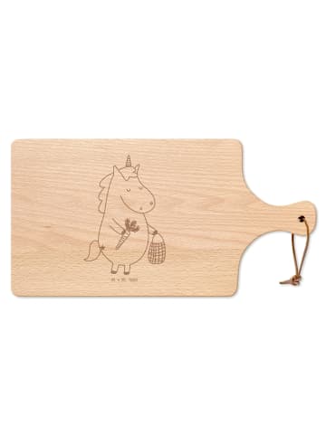 Mr. & Mrs. Panda Schneidebrett Einhorn Vegan ohne Spruch in Transparent