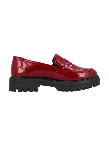 rieker Plateau Slipper in Rot