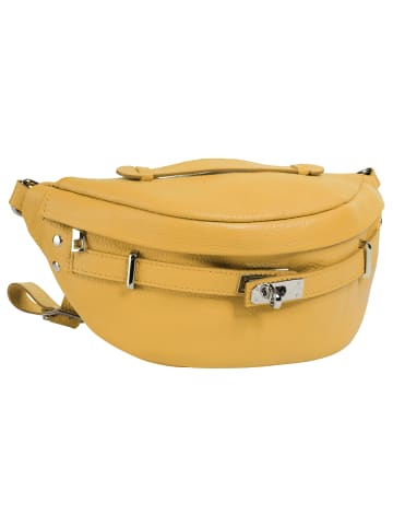 Samantha Look Gürteltasche echt Leder in gelb