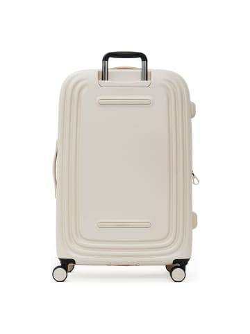 Mandarina Duck Logoduck + 4 Rollen Trolley L 75 cm in white mocha