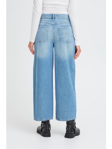 ICHI Casual Hose IHPAMMY in Light blue washed